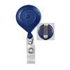 010665 HID Blue Badge Reel with Quick Lock And Release Button Reinforced Vinyl Strap & Slide Type Belt Clip - Pack of 100-DISCONTINUED