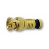 Show product details for 18025 Platinum Tools BNCRG6 Compression - Gold Plated - 25 Pack