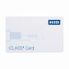 2000HPGGSN-PACK50 HID iCLASS Card 2k Bits (256 Bytes) with 2 Application Areas Plain White with Gloss Finish Back No Slot Punch