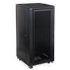 Show product details for 3102-3-024-27 Kendall Howard 27U LINIER Server Cabinet Convex/Glass Doors 24" Depth