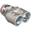 Show product details for 3838AST-25 Arlington Industries SNAP2IT Duplex Connectors w/ Insulated Throat - Pack of 25