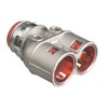 Show product details for 4040AST-25 Arlington Industries 3/8" SNAP2IT Duplex Connectors w/ Insulated Throat - Pack of 25