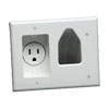 Recessed Cable & Home Theater Plates