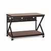 [DISCONTINUED] 5000-3-303-48 Kendall Howard 48 inch Performance Work Bench with Full Bottom Shelf No Upper Shelving - Serene Cherry