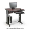 5500-3-004-33 Kendall Howard Advanced Classroom Training Table 36" W by 30" D African Mahogany