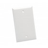 600WH-25 Platinum Tools Wall Plate Standard 1 Gang Blank - White - 25 Pack