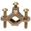 720DB-25 Arlington Industries 1/2" - 1" Pipe Bare Wire Ground Clamps (Solid Bronze w/ Bronze Screws) - Pack of 25