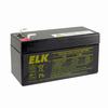 ELK-1213 ELK Rechargeable Sealed Lead Acid Battery 12 Volts/1.3Ah - F1 Terminals