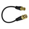 [DISCONTINUED] EVA-WB0B1-08Q-10 Seco-Larm 8" Gold-Plated Male-to-Female BNC Connector - Pack of 10