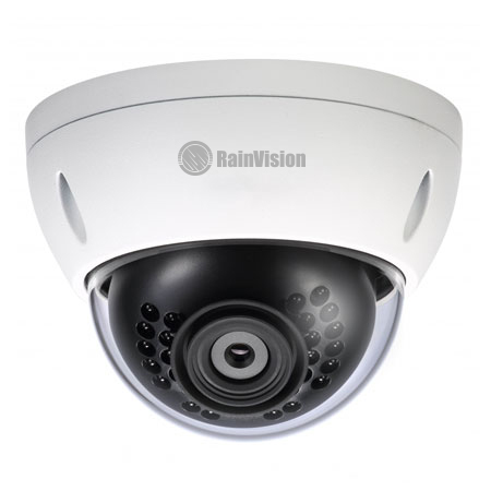 IPVD4-2.8-W Rainvision 2.8mm 20FPS @ 4MP Outdoor IR Day/Night Dome IP Security Camera 12VDC/PoE - White