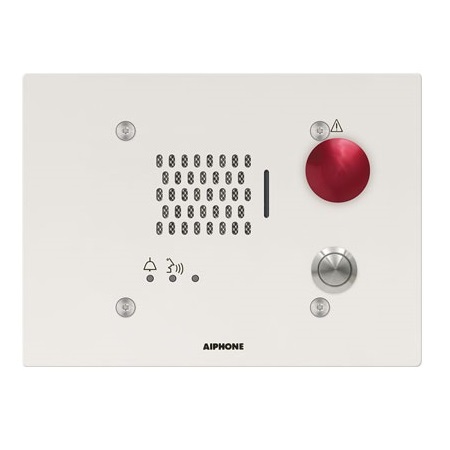 IX-NVP2 Aiphone 3-Gang Door Station SIP Compatible Vandal Resistant 2 Call Buttons