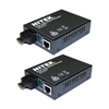 MC721MGX2-1 Nitek Gigabit Fiber Optic Media Converter 500 Meter Set - Includes 2 of MC721MG-1