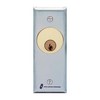 MCK-1-3 Alarm Controls DPDT Momentary Action Switch 1.75" Wide - Stainless Steel Plate
