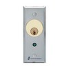 MCK-2 Alarm Controls SPDT Momentary Switch - 1.75" Wide Stainless Steel Plate with Green LED