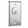 MCK-4WP Alarm Controls SPDT Momentary Switch - Single Gang Stainless Steel Wall Plate with Weatherproof Cover