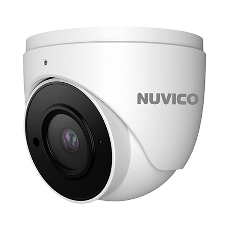 NCT-8ML2-E2 Nuvico Xcel Series 2.8mm 20FPS @ 8MP/4K Indoor/Outdoor IR Day/Night WDR Eyeball IP Security Camera 12VDC/PoE - Built-in Microphone