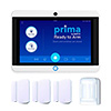 Show product details for PKIT-1A Prima by Napco All-in-One-Connected Home and Security 7" Smart Panel Kit with 3 x Windor/Door Transmitters and 1 x PIR Sensor - AT&T