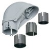 PVC1040 Arlington Industries 1-1/2" PVC Entrance Cap With Adapters and Sleeves