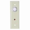 RP-02 Alarm Controls Narrow 1-1/2" Ivory Front Plate 1/4" Red LED