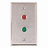 RP-09SLIMLINE Alarm Controls SLIMLINE S.S. PLATE WITH 1 RED & 1 GREEN LED