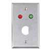 RP-04 Alarm Controls Single Gang Satin Stainless Steel Wallplate