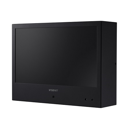 SMT-1030PV Hanwha Techwin 10" PoE+ Public View Monitor with 2 Megapixel Camera - Black