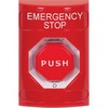 Show product details for SS2009ES-EN STI Red No Cover Turn-to-Reset (Illuminated) Stopper Station with EMERGENCY STOP Label English