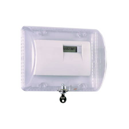 STI-9110 STI Thermostat Protector with Key Lock - Clear