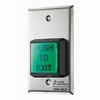 TS-2W Alarm Controls ILLUMINATED REQUEST TO EX IT STAT. SG WHITE PLATE
