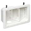 Show product details for TVB712 Arlington Industries 2-Gang Recessed TV Box w/ Angled Openings