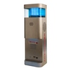 WEBS-WM Talk-A-Phone Brushed Stainless Steel Wall Mounted Phone Station with Integrated Paging Blue Light/Strobe