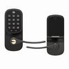 Show product details for YRL216-NR-0BP Yale Pushbutton No Radio-Lever - Oil Rubbed Bronze (Permanent)